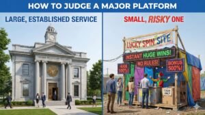 메이저 플랫폼 판별법 대형 우량 서비스와 위험한 소형 서비스의 차이점
