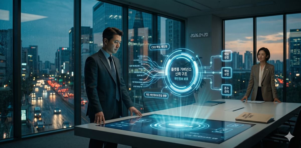 한국 개인정보보호법 개정이 온라인 플랫폼 거버넌스 기준에 미치는 영향 — CEO 책임 제도화와 플랫폼 신뢰 구조의 재편