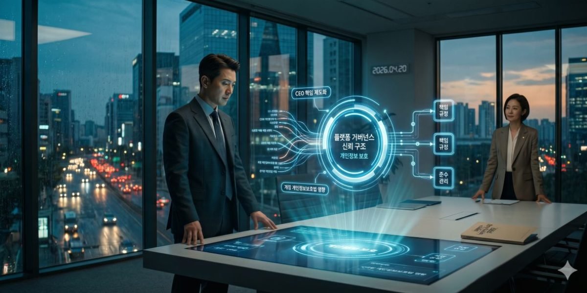 한국 개인정보보호법 개정이 온라인 플랫폼 거버넌스 기준에 미치는 영향 — CEO 책임 제도화와 플랫폼 신뢰 구조의 재편